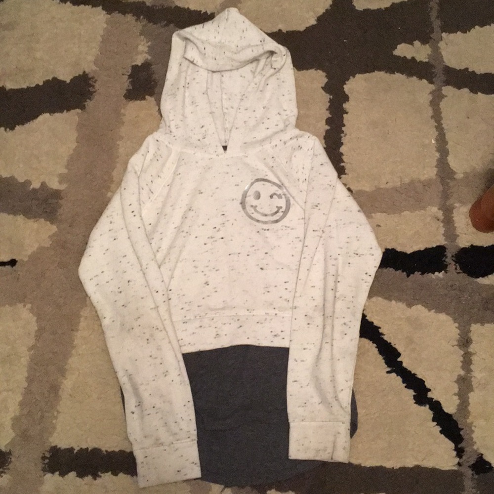 White emoji sweatshirt